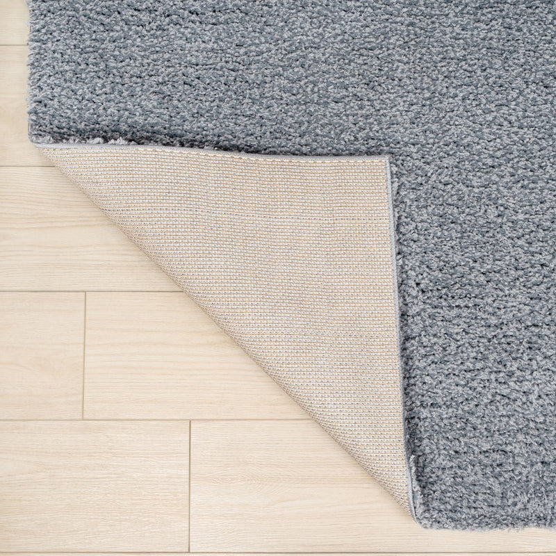 Guy Modern Luxe Solid High-pile Shag Area Rug