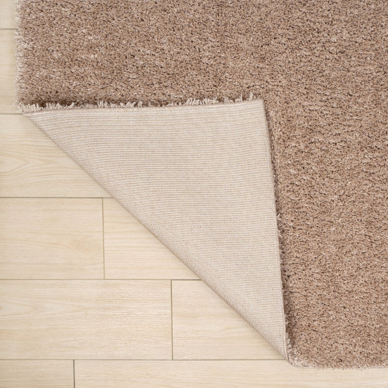 Guy Modern Luxe Solid High-pile Shag Area Rug