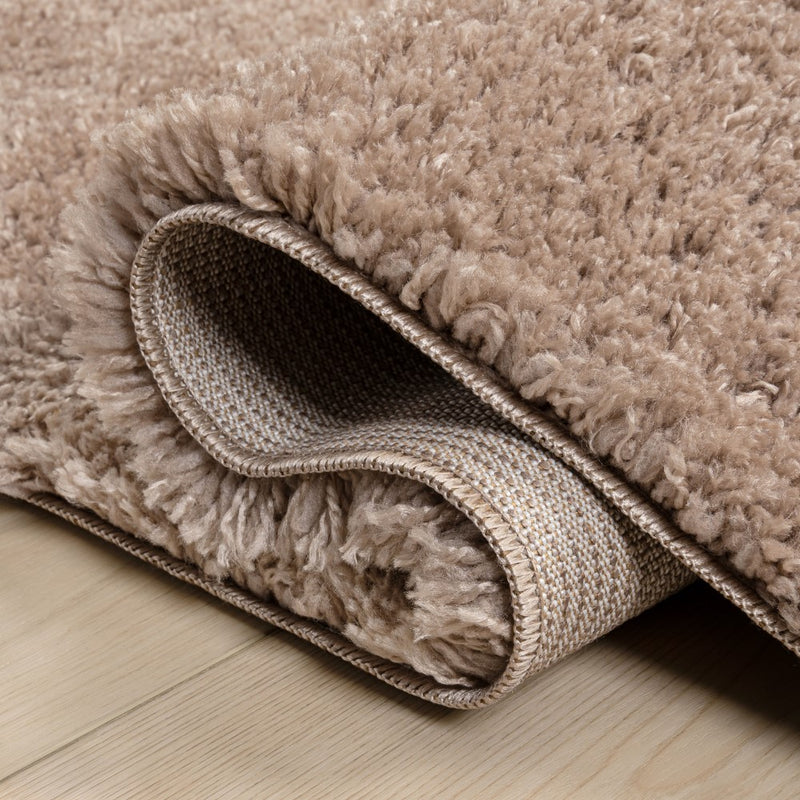 Guy Modern Luxe Solid High-pile Shag Area Rug