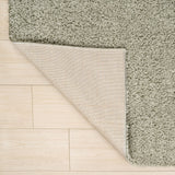 Guy Modern Luxe Solid High-pile Shag Area Rug