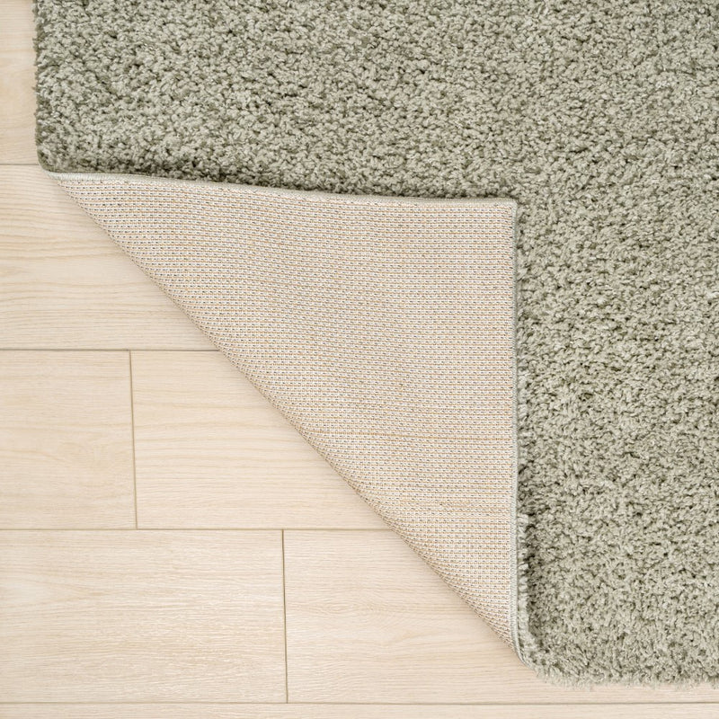 Guy Modern Luxe Solid High-pile Shag Area Rug