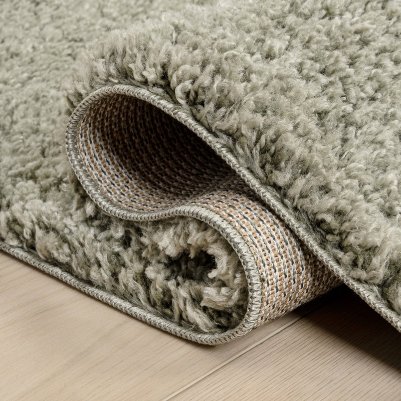 Guy Modern Luxe Solid High-pile Shag Area Rug