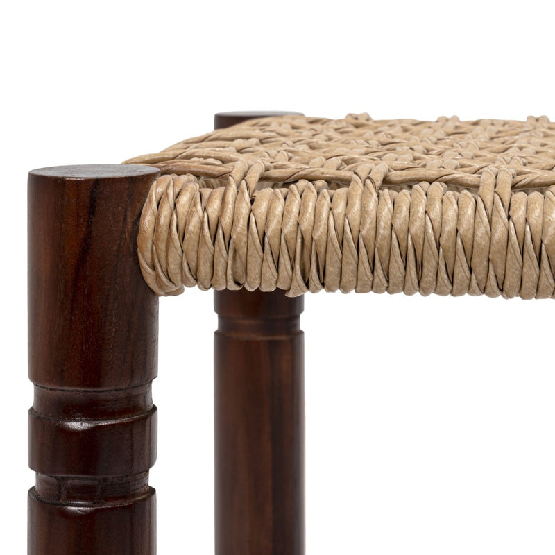 columnar-15-75-casual-bohemian-handcrafted-teak-wood-backless-indoor-outdoor-teak-wood-accent-stool-with-synthetic-woven-rattan-seat