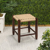 columnar-15-75-casual-bohemian-handcrafted-teak-wood-backless-indoor-outdoor-teak-wood-accent-stool-with-synthetic-woven-rattan-seat