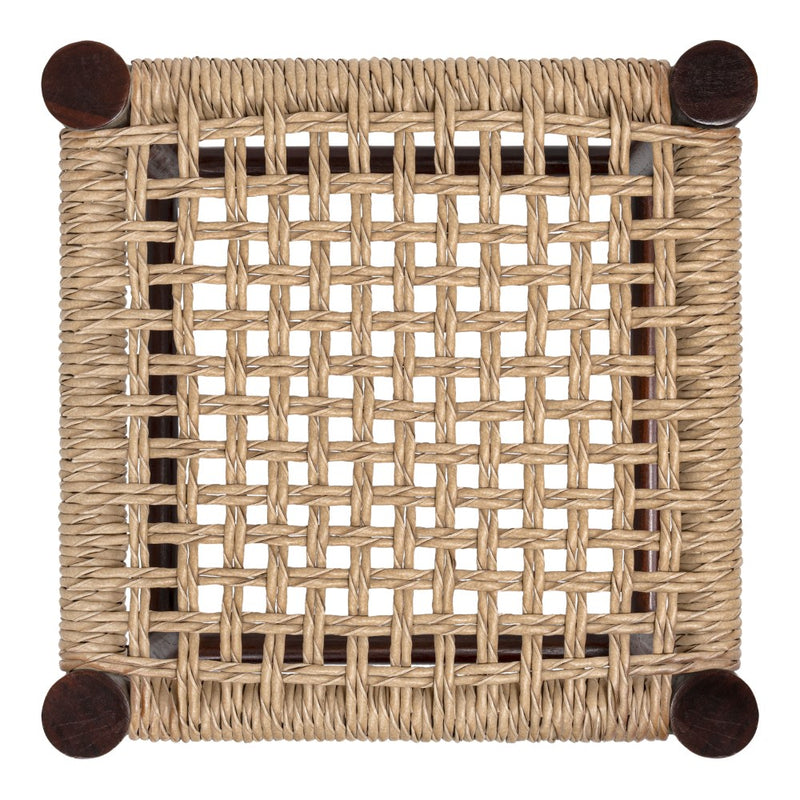 columnar-15-75-casual-bohemian-handcrafted-teak-wood-backless-indoor-outdoor-teak-wood-accent-stool-with-synthetic-woven-rattan-seat