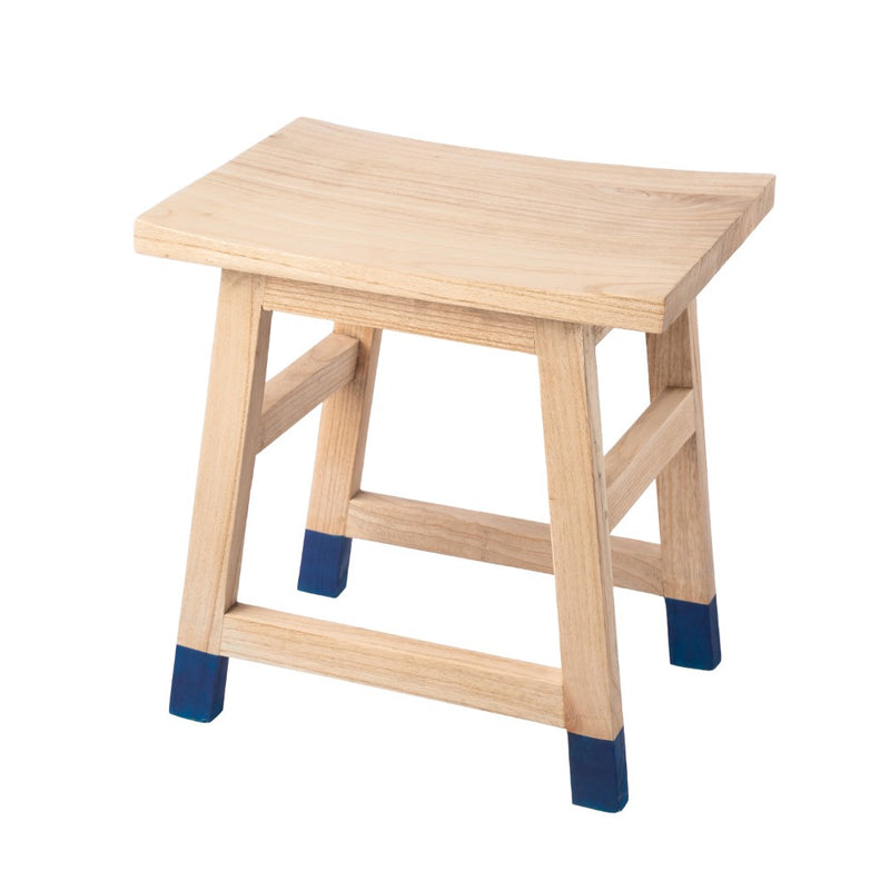 finesse-18-3-classic-casual-handcrafted-solid-mindi-wood-accent-stool-with-tipped-legs