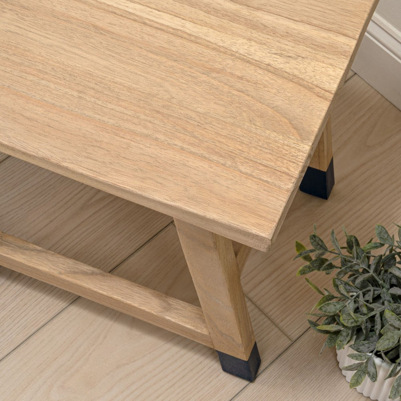 finesse-18-3-classic-casual-handcrafted-solid-mindi-wood-accent-stool-with-tipped-legs
