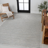 Damon Classic Coastal Pinstripe Reversible Machine-Washable Indoor/Outdoor Area Rug