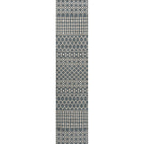 Zana Modern Geometric Moroccan Reversible Machine-Washable Indoor/Outdoor Area Rug
