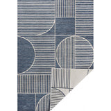 Arielle Mid-Century Modern Geometric Lines Reversible Machine-Washable Indoor/Outdoor Area Rug