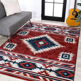 Serape Medallion Southwestern Area Rug