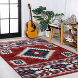 Serape Medallion Southwestern Area Rug