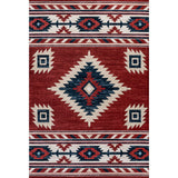 Serape Medallion Southwestern Area Rug