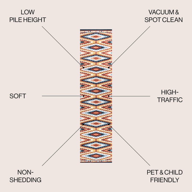 Konya Diamond Kilim Geometric Area Rug