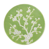 Cherry Blossom 17.75" Ceramic Garden Stool - JONATHAN Y
