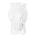 Orla 18.5" Modern Bohemian Elephant Ceramic Garden Stool - JONATHAN Y