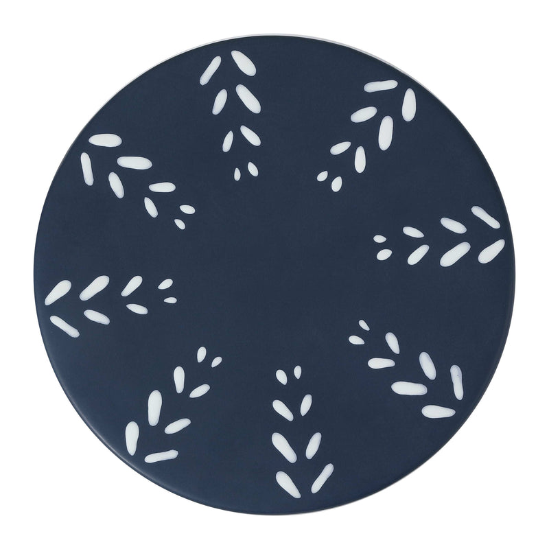 Zorgnar 18" Modern Bohemian Arrow Pattern Drum Indoor/Outdoor Garden Stool - JONATHAN Y