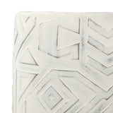 Drornzok 17.75" Geometric Drum Garden Stool - JONATHAN Y