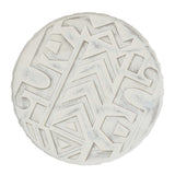 Drornzok 17.75" Geometric Drum Garden Stool - JONATHAN Y