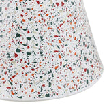 Xenia 17.75" Modern Bohemian Terrazzo Indoor/Outdoor Drum Accent Table - JONATHAN Y