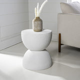 Greta 18" Mid-Century Modern Drum Accent Table