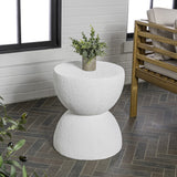 Greta 18" Mid-Century Modern Drum Accent Table