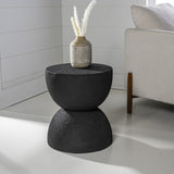 Greta 18" Mid-Century Modern Drum Accent Table