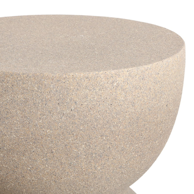 Greta 18" Mid-Century Modern Drum Accent Table