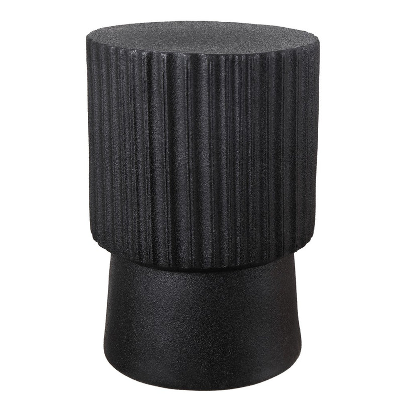Louisa 19" Modern Art Deco Tambour Accent Table