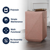 Adrian 20.75" Contemporary Minimalist Square Accent Table
