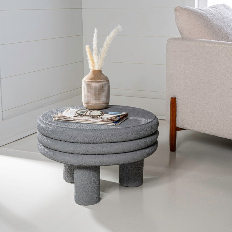 Rashida 13.5" Contemporary Minimalist Curvy Low Accent Table - JONATHAN Y
