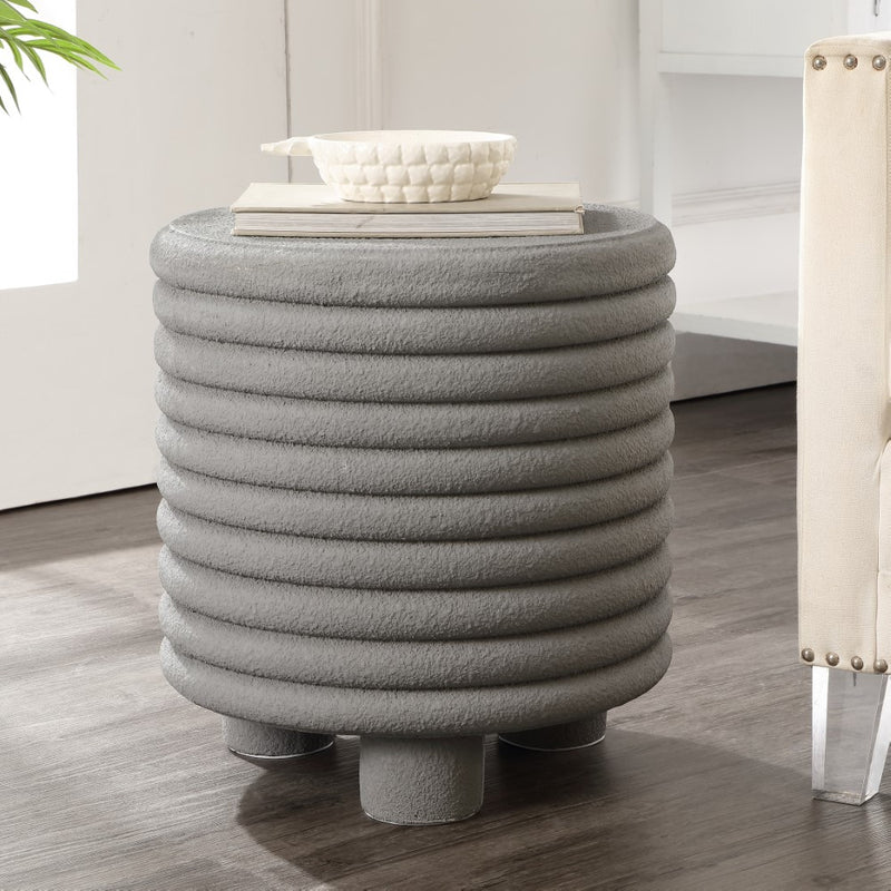 Evans 18" Minimalist Modern 3-Legged Drum Accent Table - JONATHAN Y