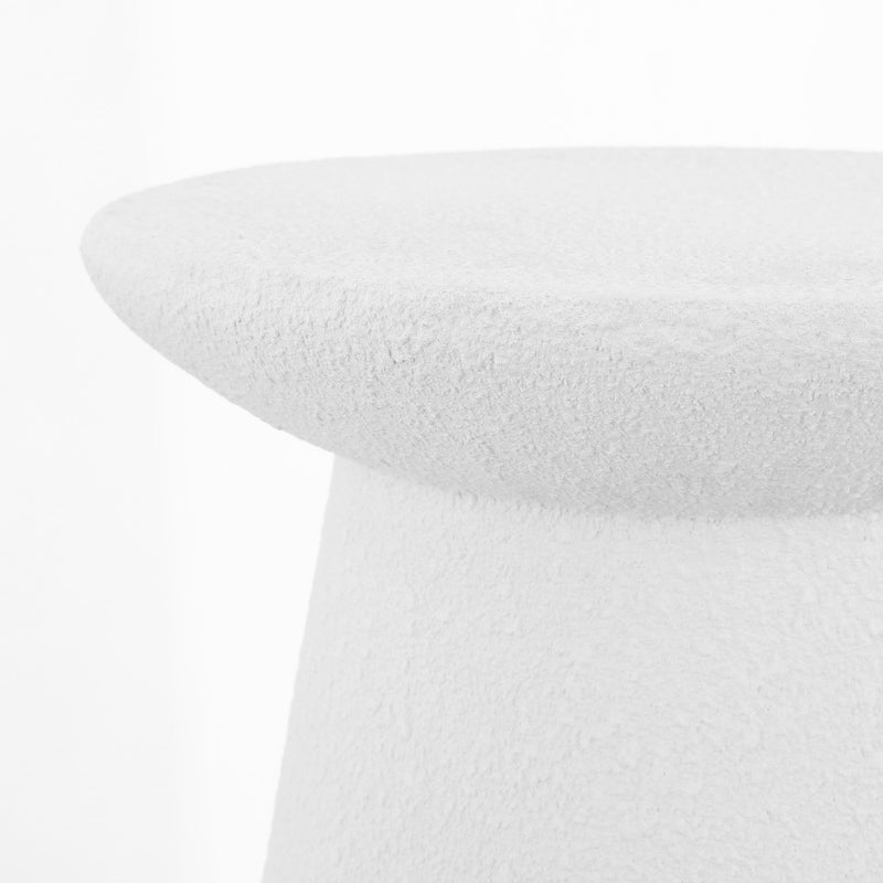 Hollie 18" Minimalist Modern Drum Accent Table Pedestal
