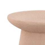 Hollie 18" Minimalist Modern Drum Accent Table Pedestal