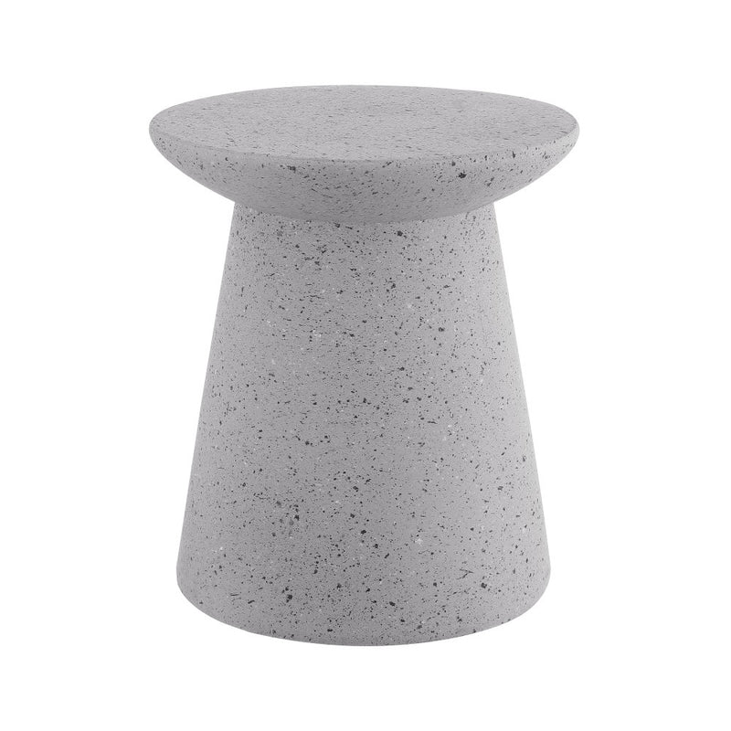 Hollie 18" Minimalist Modern Drum Accent Table Pedestal