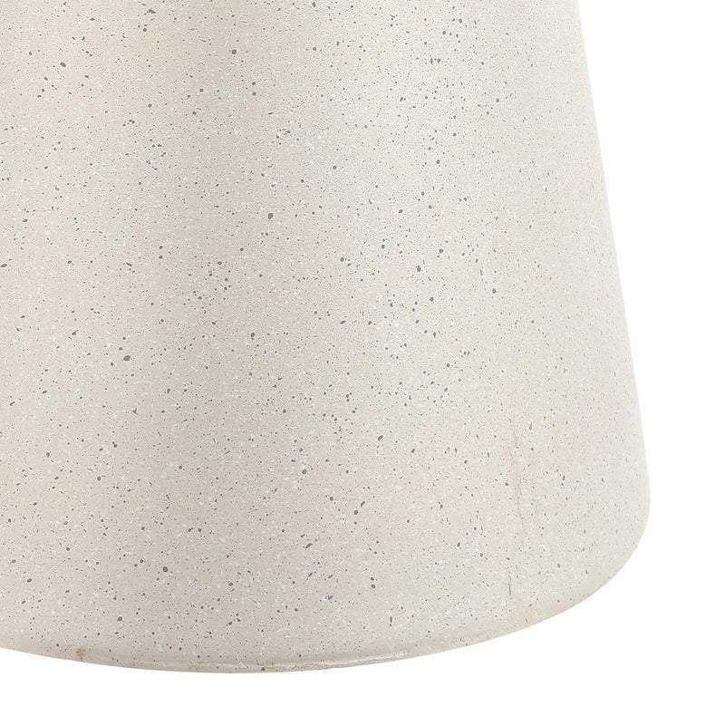 Hollie 18" Minimalist Modern Drum Accent Table Pedestal