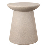 Hollie 18" Minimalist Modern Drum Accent Table Pedestal