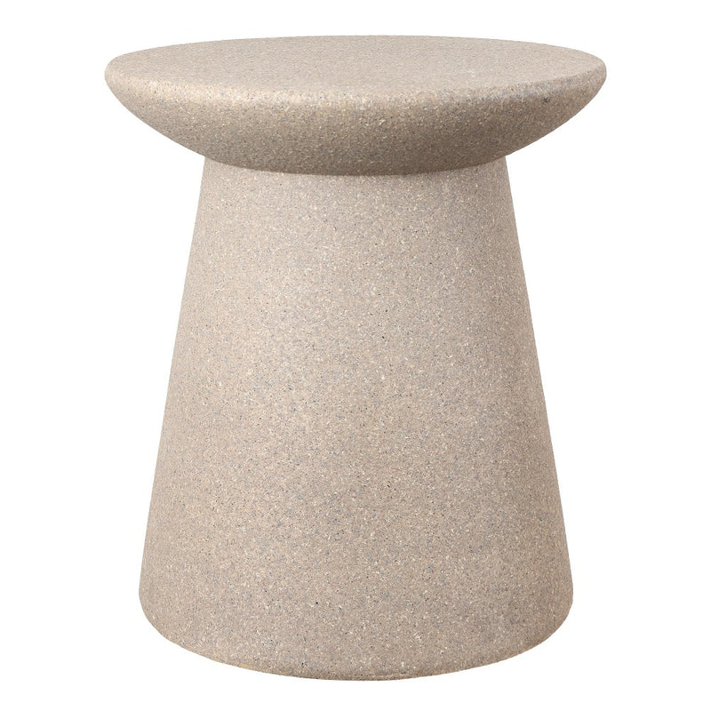Hollie 18" Minimalist Modern Drum Accent Table Pedestal