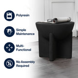 Brady 16.25" Minimalist Modern Drum Indoor/Outdoor Accent Table