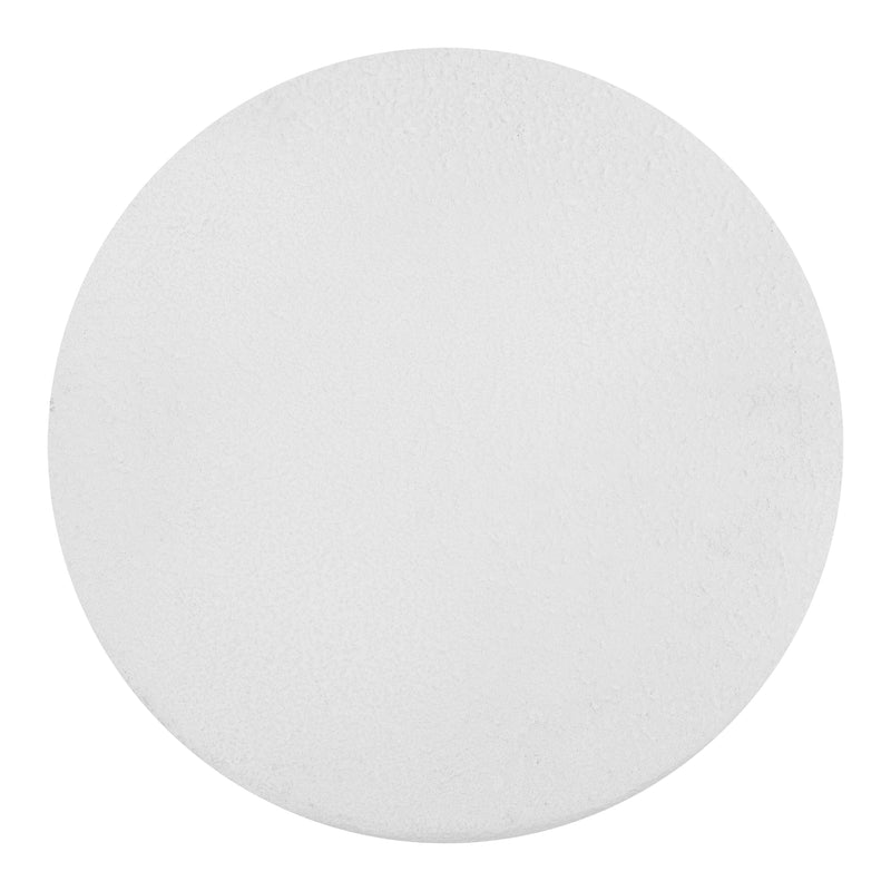 Brady 16.25" Minimalist Modern Drum Indoor/Outdoor Accent Table