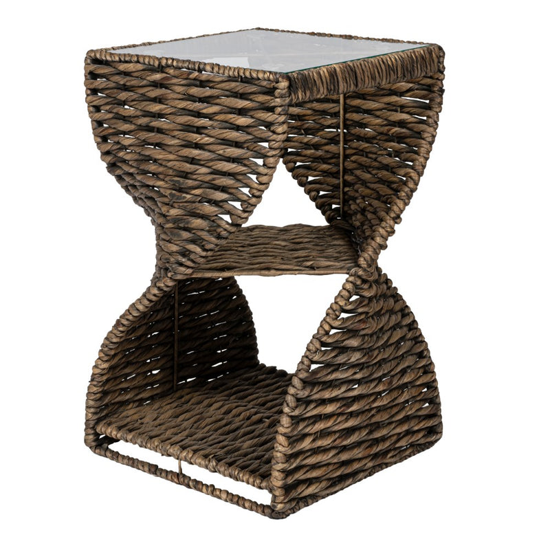 suraya-14-coastal-bohemian-handwoven-water-hyacinth-sculptural-twisted-end-table-with-glass-top-and-storage-shelf