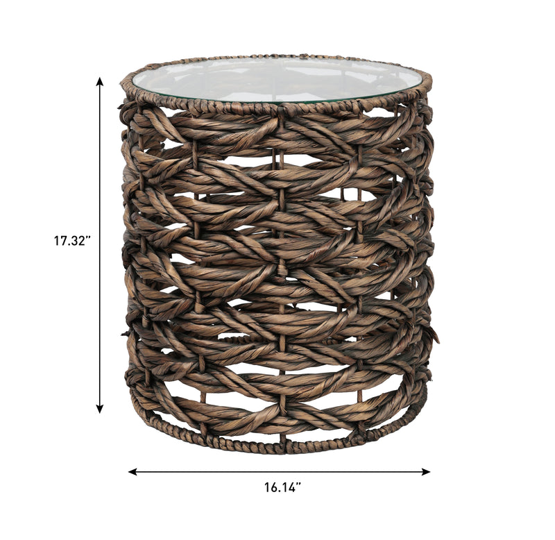 malaya-16-bohemian-coastal-handwoven-water-hyacinth-open-weave-round-end-table-with-glass-top