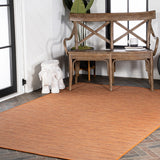 Ethan Modern Flatweave Solid  Area Rug