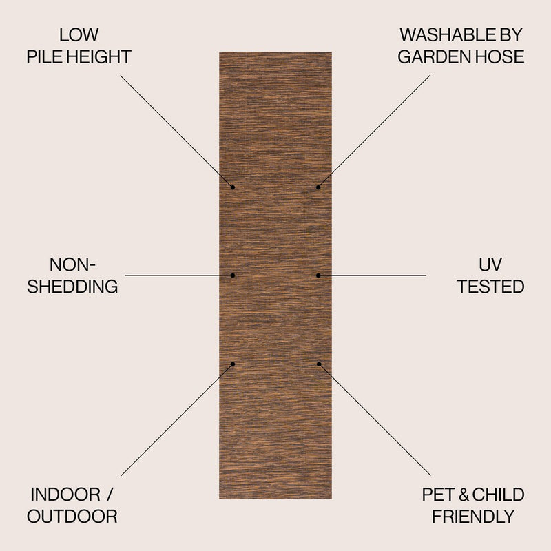 Ethan Modern Flatweave Solid  Area Rug