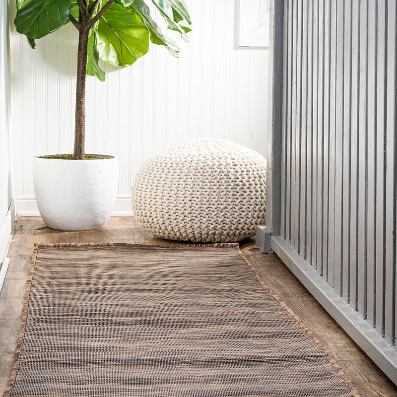 Ethan Modern Flatweave Solid  Area Rug