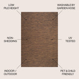 Ethan Modern Flatweave Solid  Area Rug