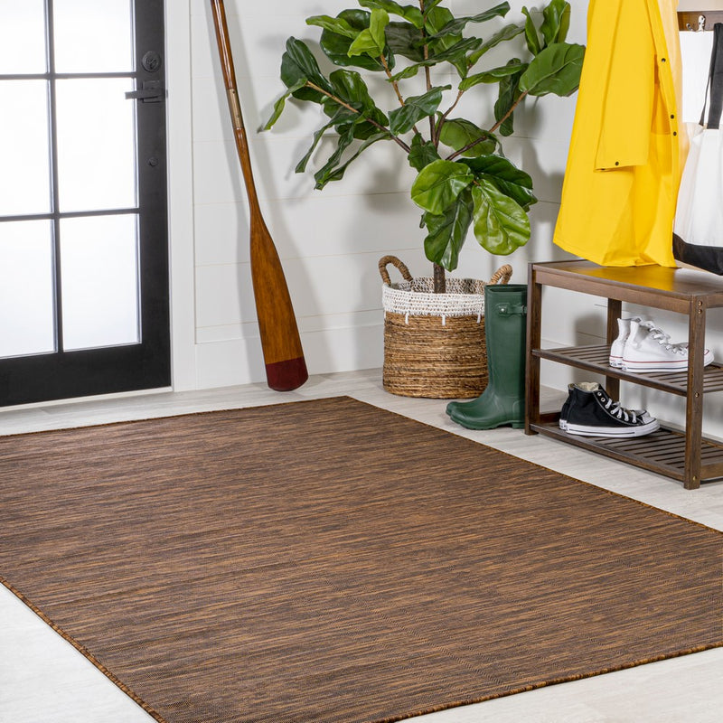 Ethan Modern Flatweave Solid  Area Rug