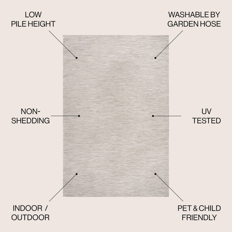 Ethan Modern Flatweave Solid  Area Rug