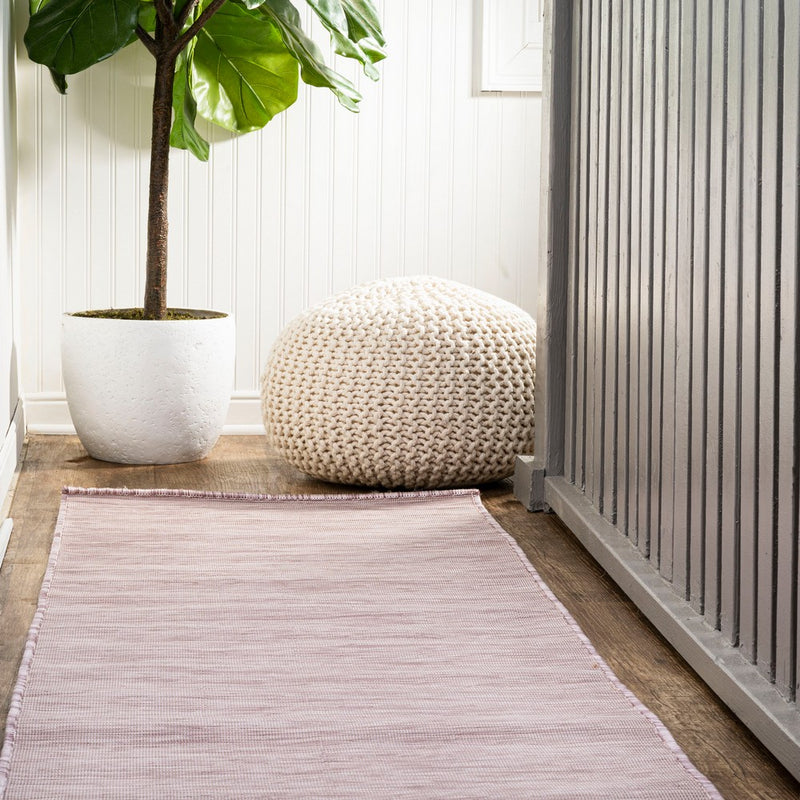 Ethan Modern Flatweave Solid  Area Rug