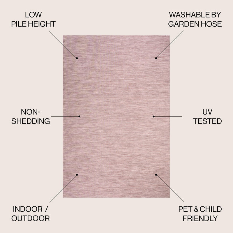 Ethan Modern Flatweave Solid  Area Rug